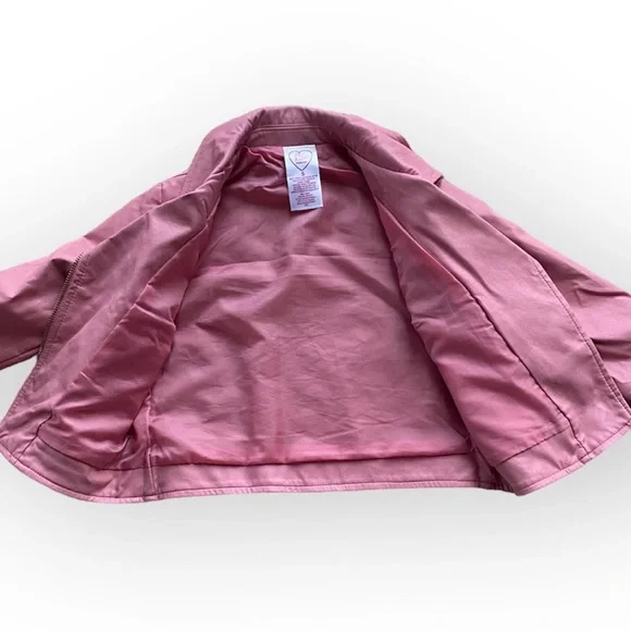 365 KIDS GARANIMALS Pink Faux Leather Unicorn Jacket - Picture 3 of 6